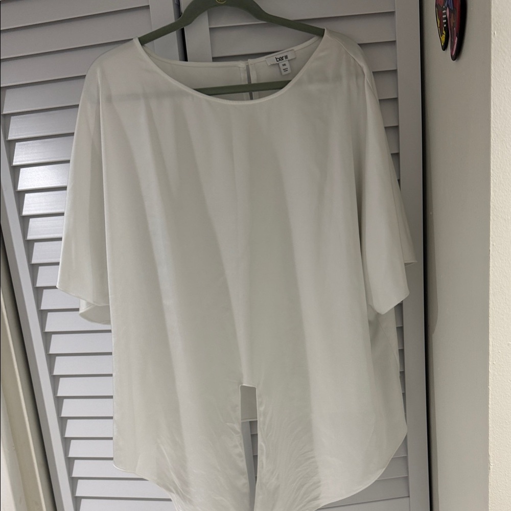 Bar III Elegant White Blouse